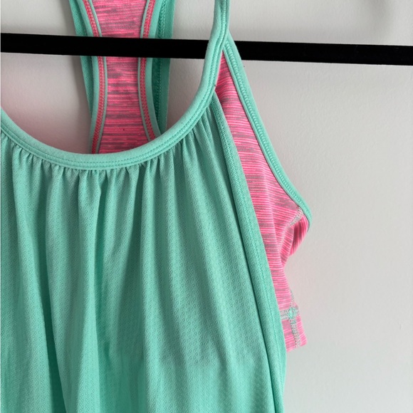 lululemon athletica Mint Green and Pink Tank Top - Picture 4 of 10